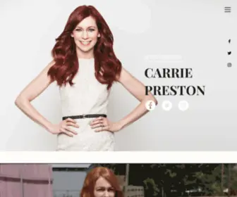 Carriepreston.com(Mysite) Screenshot