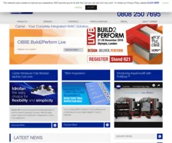 Carrieraircon.co.uk(Carrier UK Air Conditioning) Screenshot