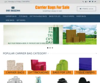 Carrierbagsforsale.co.uk(Carrier Bag Shop) Screenshot