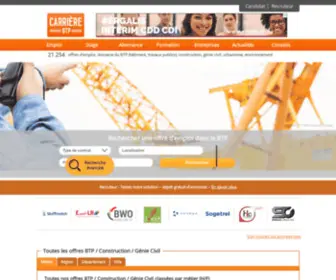 Carriere-BTP.com(Recherche) Screenshot