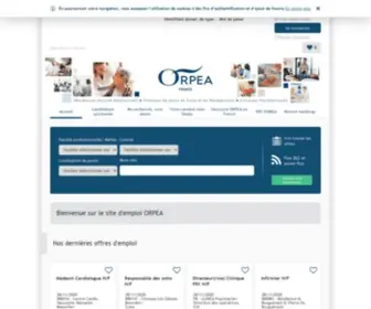 Carrieres-Orpea.com(Site d'offres d'emploi) Screenshot