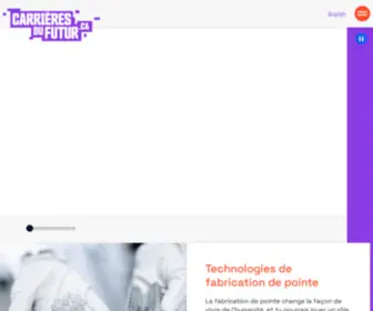 Carrieresdufutur.ca(Carrieres du Futur) Screenshot