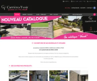 Carrieresyvoir.fr(Carrières Yvoir) Screenshot