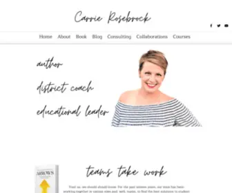 Carrierosebrock.com(Carrie Rosebrock) Screenshot