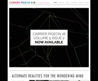 Carrierpigeonmag.com(Guttenberg arts) Screenshot