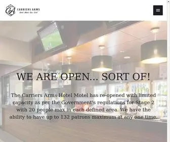 Carriersarms.com.au(Carriers Arms) Screenshot