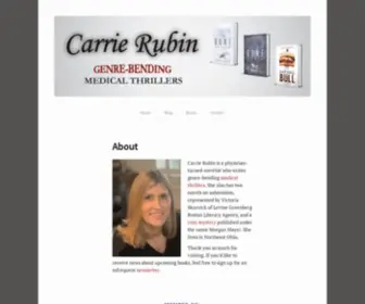 Carrierubin.com(Carrie Rubin) Screenshot