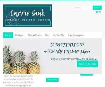 Carriesink.com(Carrie Sink) Screenshot