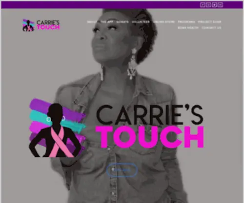 Carriestouch.org(WE MAKE THE DIFFERENCE) Screenshot