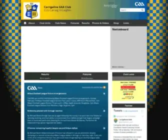 Carrigalinegaa.com(Carrigaline GAA) Screenshot