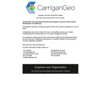 Carrigangeo.com(CarriganGEO Services) Screenshot