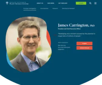 Carringtonlab.org(James Carrington) Screenshot