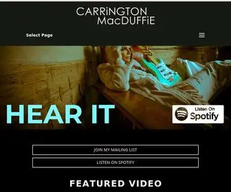 CarringtonmaCDuffie.com(Carrington MacDuffie) Screenshot