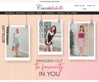 Carrislabelle.com(Home) Screenshot