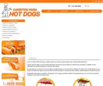 Carritosparahotdogs.com.mx(Incia tu Negocio hoy mismo con Carritos para Hot Dogs Entra Ahora) Screenshot