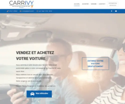 Carrivy.com(Voitures d'occasions à Nice) Screenshot