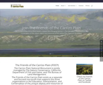 Carrizo.org(Friends of the Carrizo Plain) Screenshot