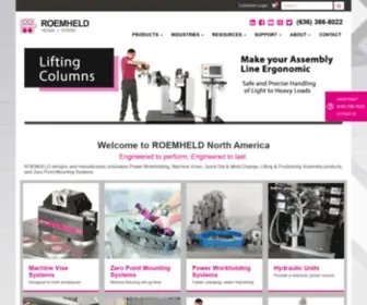 Carrlaneroemheld.com(ROEMHELD North America) Screenshot