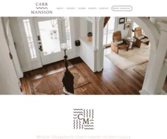 Carrmansion.com(Carr Mansion) Screenshot