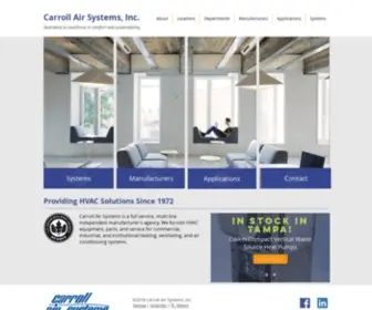 Carrollair.com(Carroll Air Systems) Screenshot