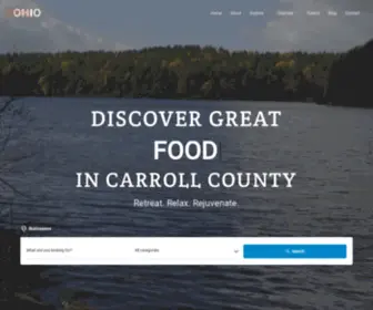 Carrollcountyohio.com(Carroll County Chamber Of Commerce and CVB) Screenshot