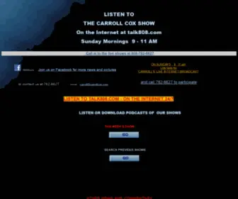 Carrollcox.com(The Carroll Cox Show) Screenshot