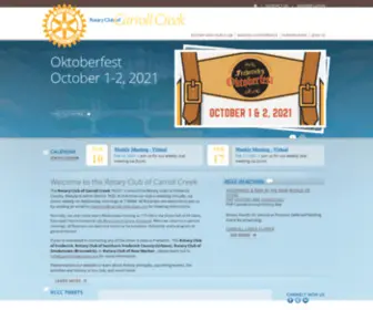 Carrollcreekrotary.org(The Rotary Club of Carroll Creek) Screenshot