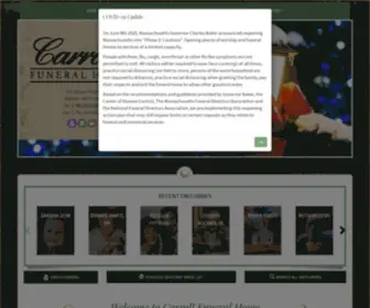 Carrollfh.com(Carroll Funeral Home) Screenshot