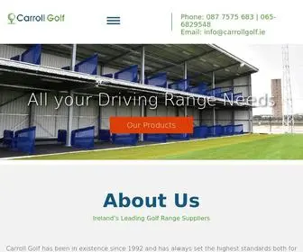 Carrollgolf.ie(Driving Range Equipment) Screenshot