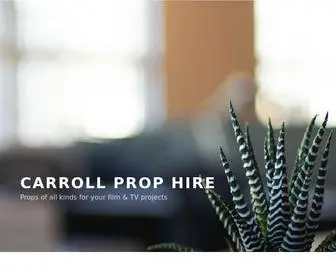 Carrollprophire.ie(Props of all kinds for your film & TV projects) Screenshot