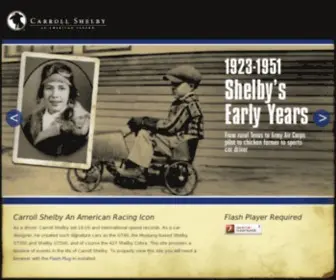 Carrollshelby.com(Carroll Shelby) Screenshot