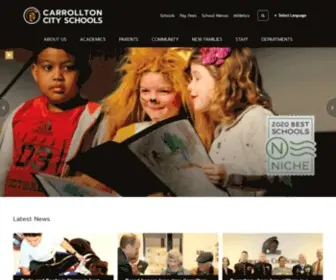 Carrolltoncityschools.net(Carrollton City Schools) Screenshot