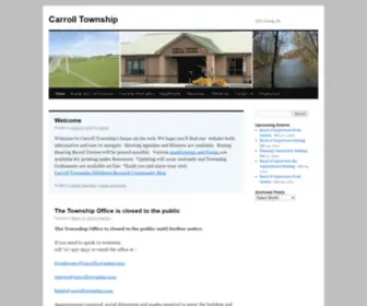 Carrolltownship.com(Carroll Township) Screenshot