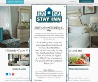 Carrollvilla.com(Our Hotel and Restaurant) Screenshot