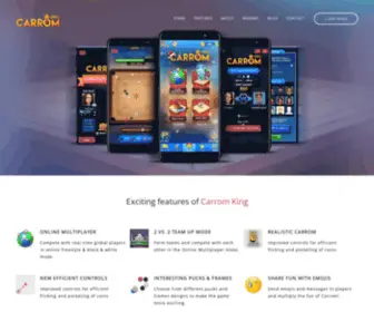 Carromking.com(Carrom King) Screenshot