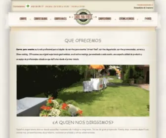 Carrosparaeventos.es(Alquiler de carritos para eventos) Screenshot