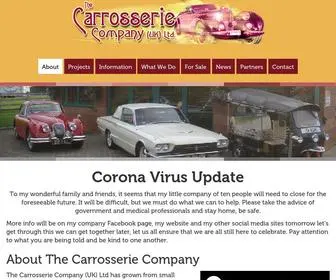 Carrosserie.co.uk(Vintage Car Restoration Specialists) Screenshot