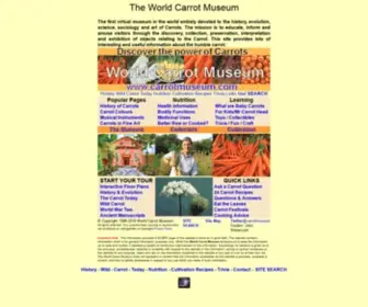Carrotmuseum.co.uk(The World Carrot Museum) Screenshot