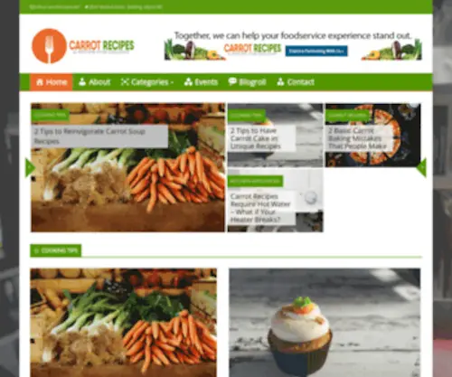 Carrotrecipes.net(Carrot Recipes) Screenshot