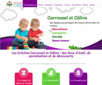 Carrouseletcalins.com(Crèche inter) Screenshot