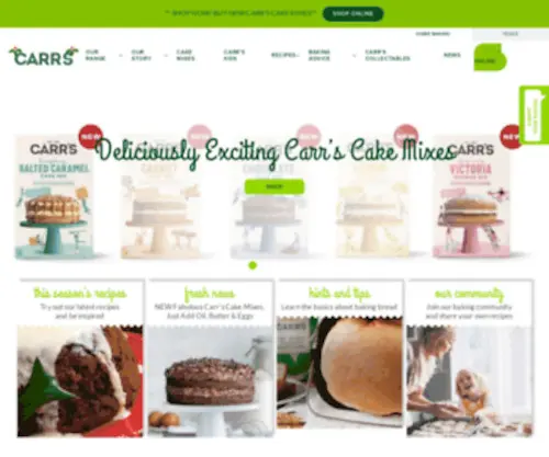 Carrsflour.co.uk(Carrsflour) Screenshot