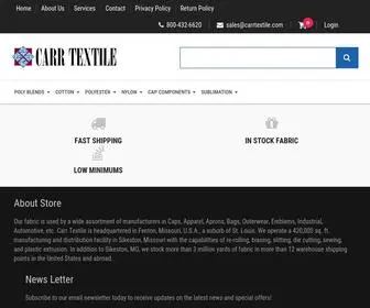 Carrtextile.com(Shop Online) Screenshot