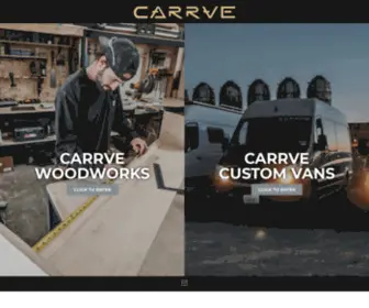 Carrvewoodworks.com(Carrve Custom Vans) Screenshot