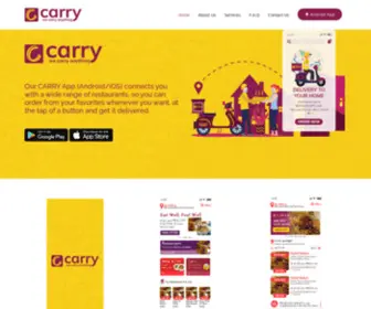 Carryanything.in(Order food online from restaurants and get it delivered) Screenshot