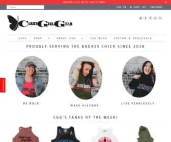 Carrygirlgear.com(Carry Girl Gear Apparel & Personal Defense Gear for BADASS Women) Screenshot