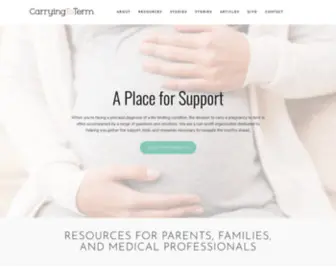 Carryingtoterm.org(Carrying To Term) Screenshot