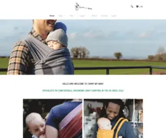 Carrymybaby.co.uk(Carry My Baby home) Screenshot