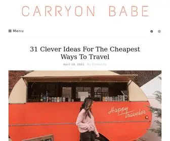 Carryonbabe.com Screenshot