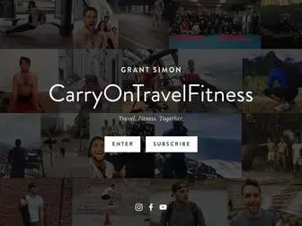 Carryontravelfitness.com(CarryOnTravelFitness) Screenshot