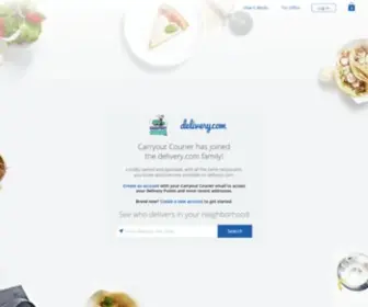 Carryoutcourier.com(Food Delivery) Screenshot